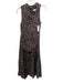 Jonathan Simkhai Size 2 Brown, Beige, White Polyester Abstract Print Dress Brown, Beige, White / 2