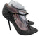 Gucci Shoe Size 39 Black & White Wool Blend Pointed Toe Stiletto Buckle Pumps Black & White / 39