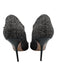 Gucci Shoe Size 39 Black & White Wool Blend Pointed Toe Stiletto Buckle Pumps Black & White / 39