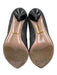 Gucci Shoe Size 39 Black & White Wool Blend Pointed Toe Stiletto Buckle Pumps Black & White / 39