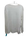 Alexander Wang Size XL White Cotton Blend Solid T shirt Crew Long Sleeve Shirt XL