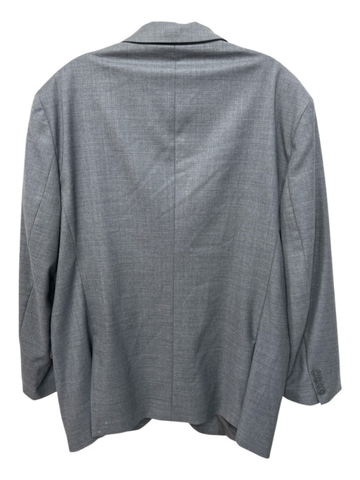 Bloomingdale's Gray Wool Blend Solid 2 Button Men's Suit Gray / 44