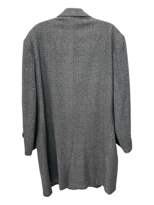 Airship Size Est L Gray Wool Blend Solid Overcoat Men's Jacket Gray / Est L