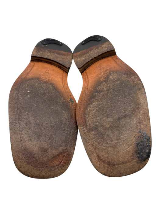 Mercanti Fiorentini Shoe Size 9.5 Brown Leather Solid Woven Men's Shoes Brown / 9.5