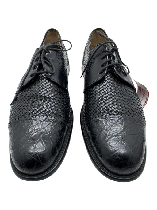 No Brand Shoe Size 10 Black Alligator Woven Dress Men's Shoes Black / 10