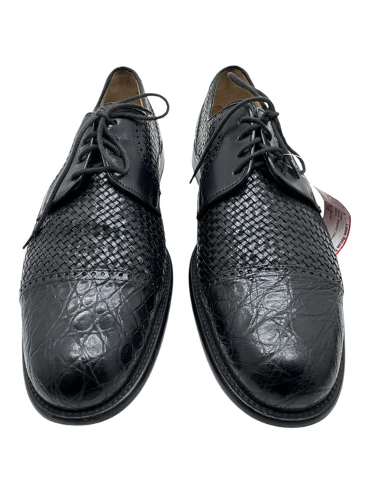 No Brand Shoe Size 10 Black Alligator Woven Dress Men's Shoes Black / 10