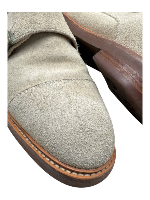 Gordon rush Shoe Size 10.5 AS IS Beige Suede Solid Double Monk Strap Dress Shoes Beige / 10.5
