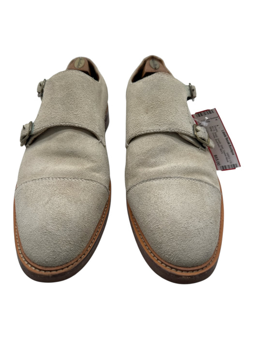 Gordon rush Shoe Size 10.5 AS IS Beige Suede Solid Double Monk Strap Dress Shoes Beige / 10.5