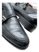 Ferragamo Shoe Size 10 Black Leather Solid Double Monk Strap Dress Men's Shoes Black / 10