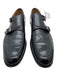 Ferragamo Shoe Size 10 Black Leather Solid Double Monk Strap Dress Men's Shoes Black / 10