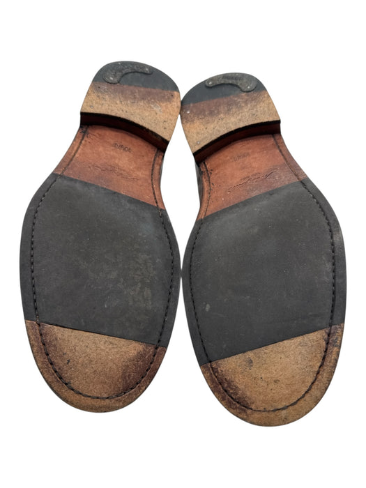 Mezlan Shoe Size 10.5 Brown Leather Solid Woven Sandal Men's Shoes Brown / 10.5