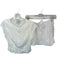 Reformation Size 0 White Organic Cotton Mini Eyelet Trim Button Up Skirt Set White / 0