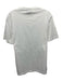 Emporio Armani Size M White Cotton Graphic Men's Short Sleeve Shirt White / M