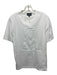 Emporio Armani Size M White Cotton Graphic Men's Short Sleeve Shirt White / M