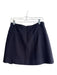 J. Crew Size 2 Black Polyester Blend Back Zip Above Knee Pleated Skirt Black / 2
