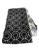 Coach Black & White 100% Silk Hair Tie Coach print Reversible scarf Black & White / S