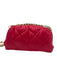 Oliver Thomas Hot Pink & Gold Nylon Puffer Quilted Magnetic Close Crossbody Bag Hot Pink & Gold / S
