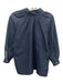 Ann Mashburn Size XS Navy Cotton Long Sleeve Split Neck Top Navy / XS
