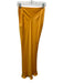 Meshki Size XXS Orange Polyester Satin Side Zip Maxi Skirt Orange / XXS