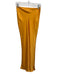Meshki Size XXS Orange Polyester Satin Side Zip Maxi Skirt Orange / XXS