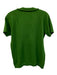 Kenzo Size L Green Cotton Short Sleeve Ribbed Crew Neck Top Green / L