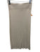 Free People Size S White Viscose & Cotton Ribbed Elastic Waist Maxi Skirt White / S