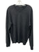 Saks Fifth Ave Size M Gray Wool Solid V Neck Men's Sweater Gray / M