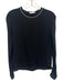 Rag & Bone Size S Black & White Modal & Cotton Long Sleeve Piping Top Black & White / S