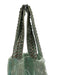 Retrofete Blue Viscose Feather Sequin Jeweled Dust Bag Incl. Bag Blue / One Size