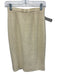 Karl Lagerfeld Size 38 Butter Yellow Wool High Rise Darted Boucle Pencil Skirt Butter Yellow / 38