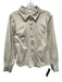 Melissa Nepton Size Small Beige Polyester Blend Long puff sleeve Collar Top Beige / Small