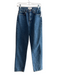 La Ligne Size 24 Medium Wash Cotton High Rise Zip Fly 5 Pocket Jeans Medium Wash / 24
