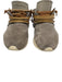 Esse Ut Esse Shoe Size 37 Taupe Beige Leather Upper Suede Fringe Detail Sneakers Taupe Beige / 37