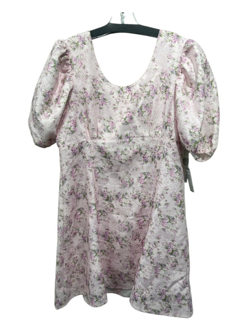 Hyacinth House Size XL Pink & Multi Polyester floral print Scoop Neck Dress Pink & Multi / XL