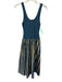 WeWoreWhat Size M Green & Multi Viscose Blend Mixed Fabric Sleeveless Midi Dress Green & Multi / M
