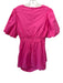 Strut & Bolt Size M Hot pink Polyester Zip Back Puff Sleeve Mini Dress Hot pink / M