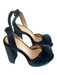 Nicola Bathie x Antonio Melani Shoe Size 7 Green Velvet open toe Shoes Green / 7