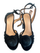 Nicola Bathie x Antonio Melani Shoe Size 7 Green Velvet open toe Shoes Green / 7