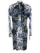 Significant Other Size 6 Blue, White, Black Long Sleeve Floral Mixed Print Dress Blue, White, Black / 6
