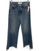 Mother Superior Size 25 Light Wash Cotton Denim High Rise Whiskering Jeans Light Wash / 25