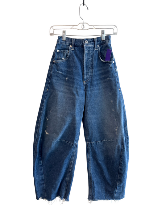 Citizens of Humanity Size 23 Medium Wash Cotton High Rise Barrel Leg Jeans Medium Wash / 23