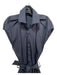 Boss Hugo Boss Size 6 Black Button Down Belted pocket Midi Dress Black / 6