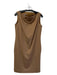 Tombolini Size 42 Camel Wool Blend sleevless sheath dress Dress Set Camel / 42