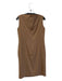 Tombolini Size 42 Camel Wool Blend sleevless sheath dress Dress Set Camel / 42