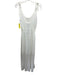 Alexis Size S White Viscose & Polyester Sleeveless Tie Shoulder Maxi Lace Dress White / S