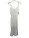 Alexis Size S White Viscose & Polyester Sleeveless Tie Shoulder Maxi Lace Dress White / S