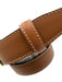 Celine Brown & Black Leather Triomphe Buckle Reversible Belts Brown & Black / 75 / S