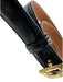 Celine Brown & Black Leather Triomphe Buckle Reversible Belts Brown & Black / 75 / S