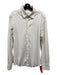 Emanuel Berg Size Est M White Cotton Blend Solid Button Down Long Sleeve Shirt Est M