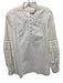 Pearl by Lela Rose Size 2 White Cotton Blend Long puff sleeve Half Button Top White / 2